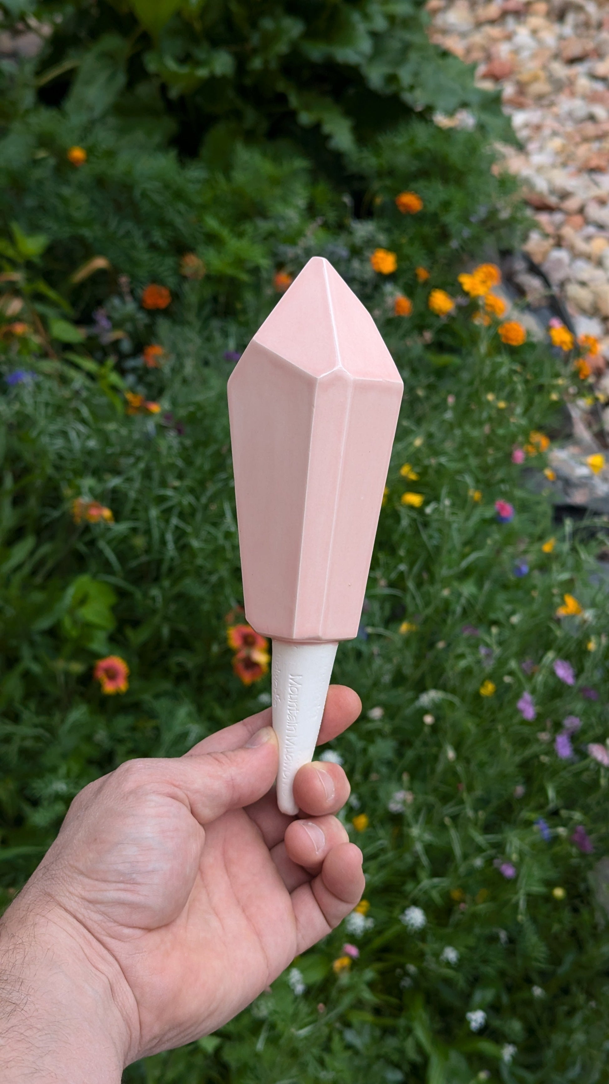 Tall Crystal Plant Watering Spike Mountain Mudworks