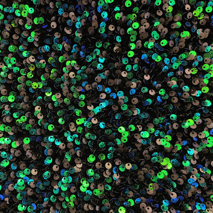 Sanibel Seashell Stretch Velvet Sequin Fabric | Blue Moon Fabrics