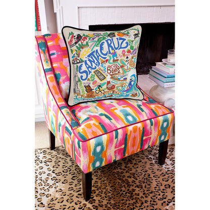 Santa Cruz Hand-Embroidered Pillow Quirks!
