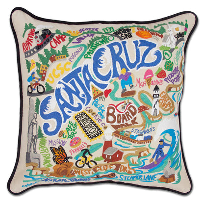 Santa Cruz Hand-Embroidered Pillow Quirks!