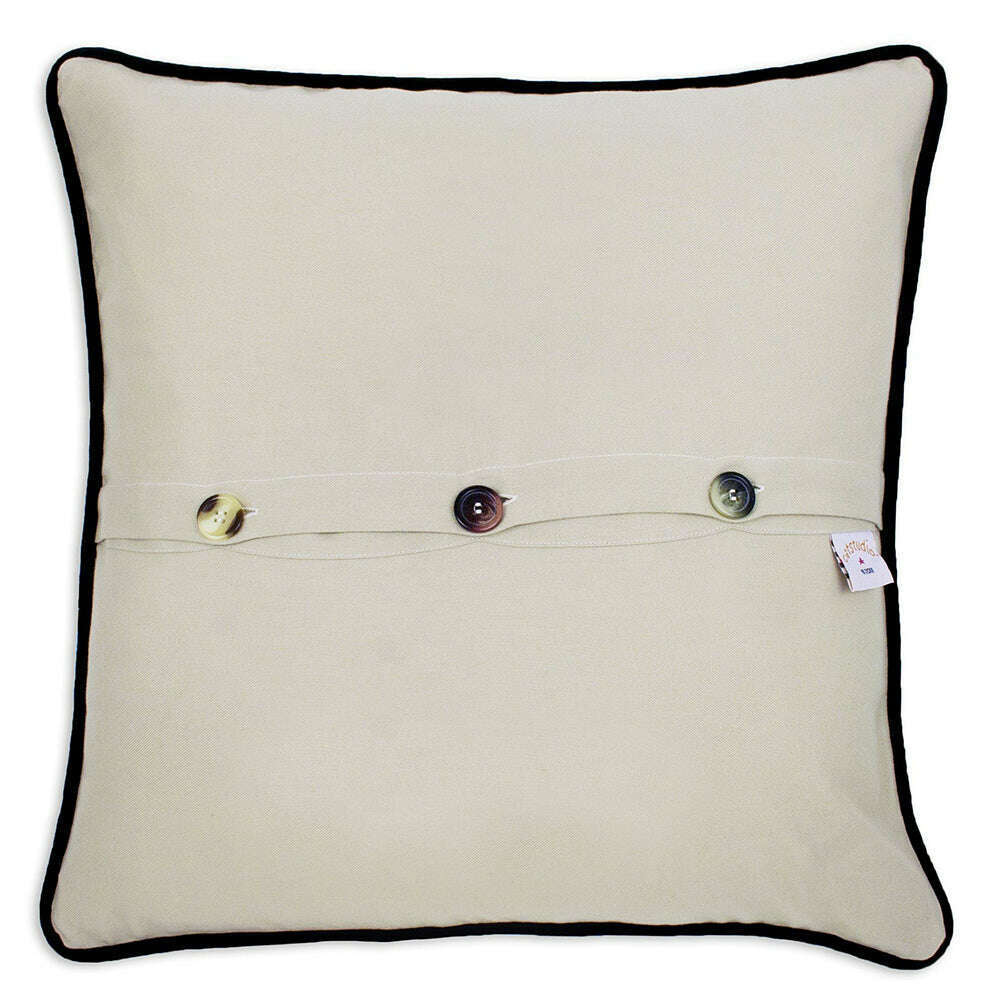 Santa Cruz Hand-Embroidered Pillow