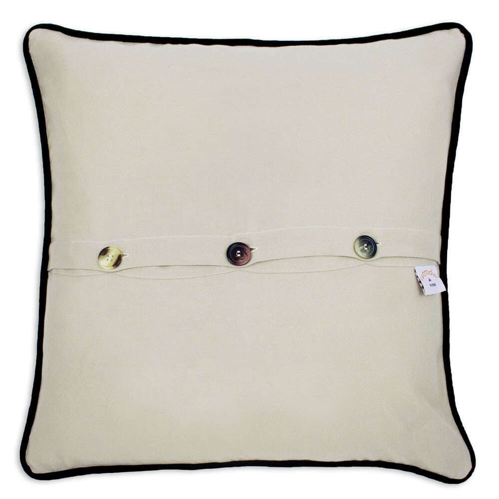 Santa Fe Hand-Embroidered Pillow by CatStudio