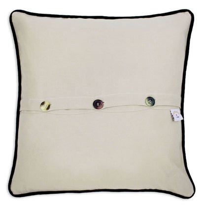 Santa Fe Hand-Embroidered Pillow by CatStudio