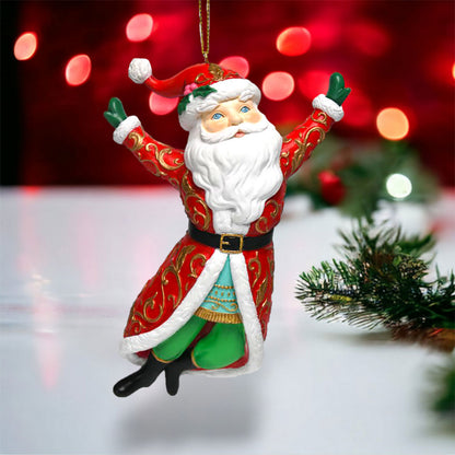 Yippee! Santa Ornament by December Diamonds Quirks!
