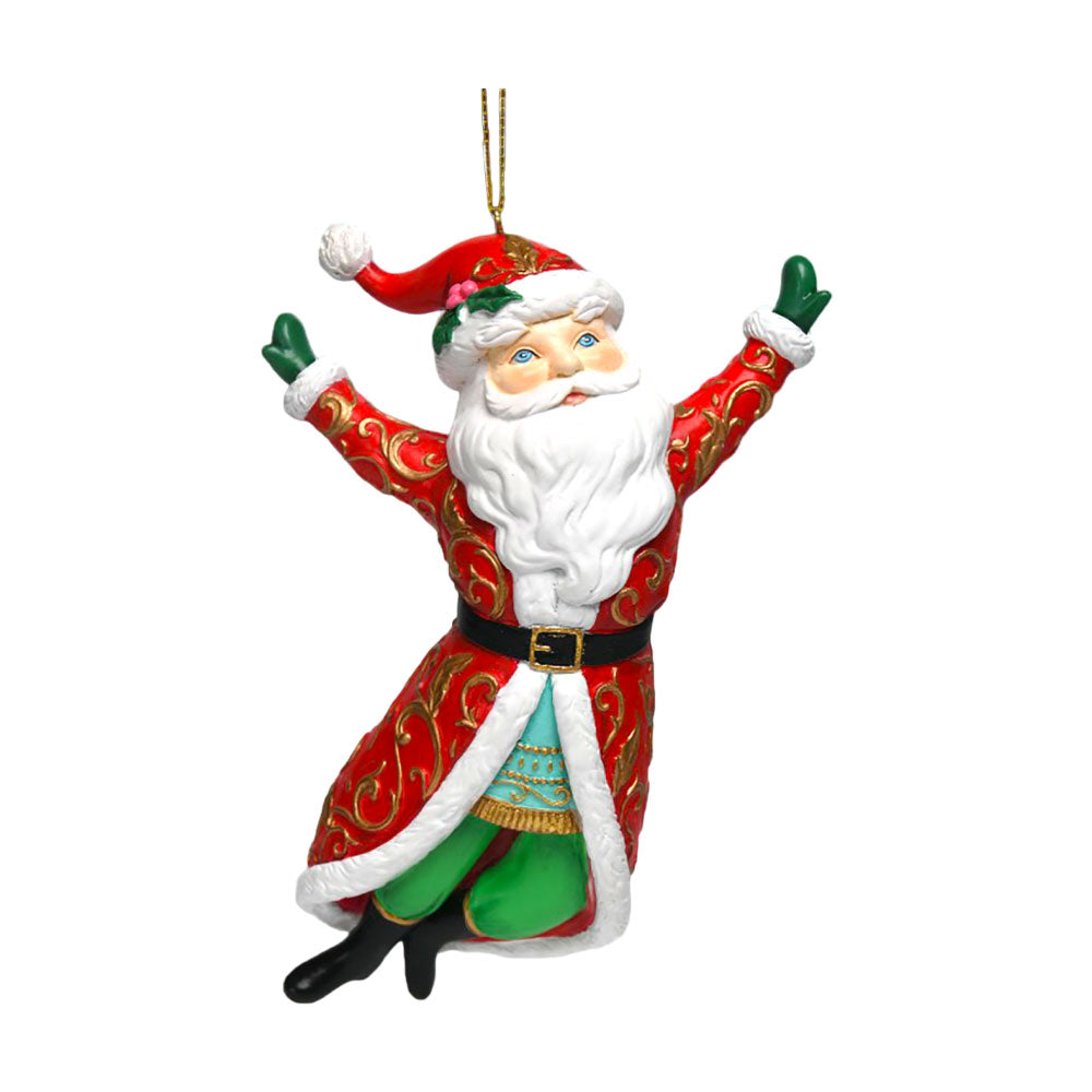Yippee! Santa Ornament by December Diamonds Quirks!