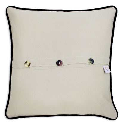Savannah Hand-Embroidered Pillow by CatStudio Quirks!