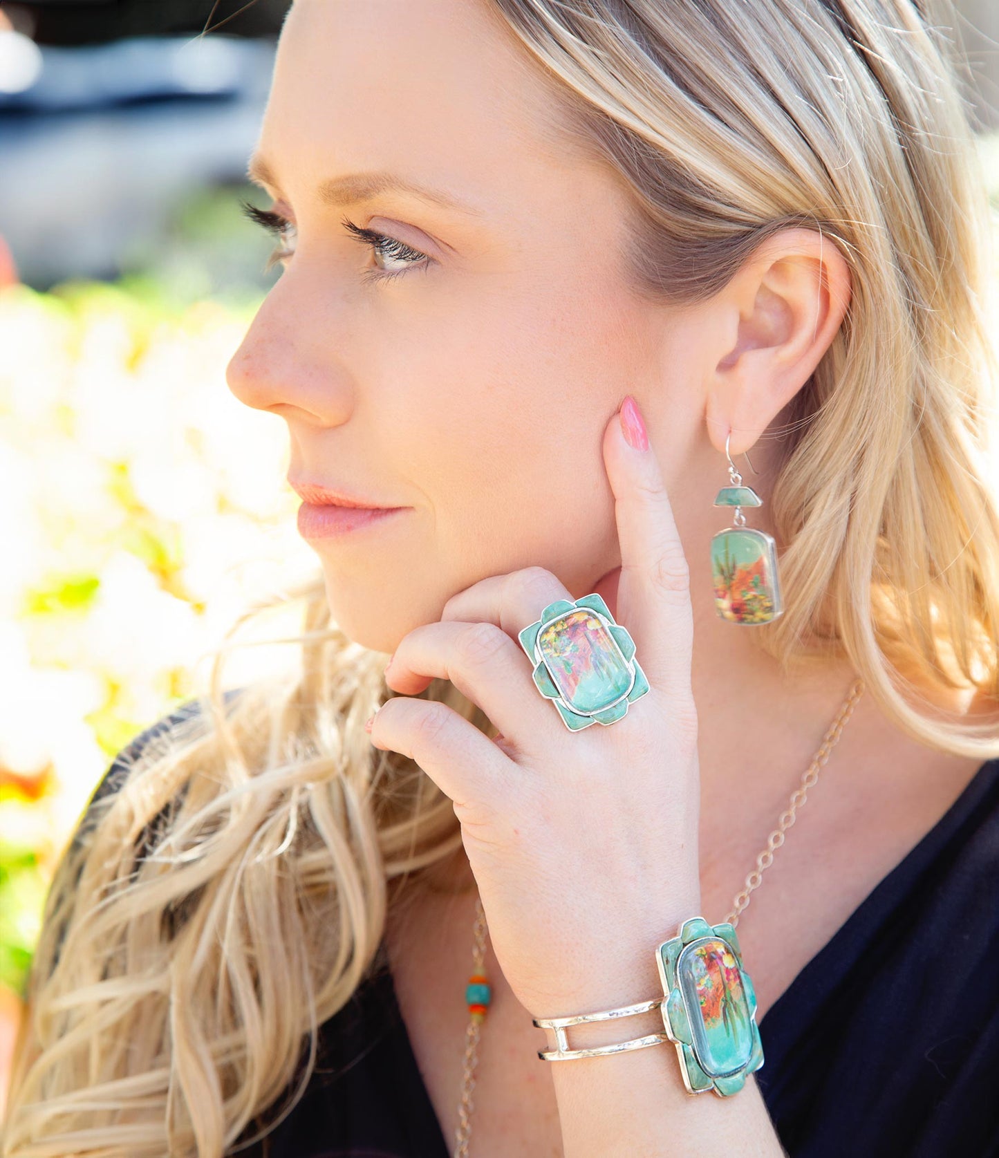 Barse Jewelry • Desert Sedona Blue Turquoise Ring