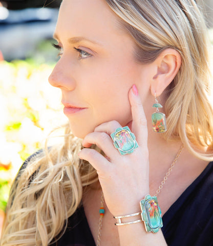 Barse Jewelry • Desert Sedona Blue Turquoise Ring