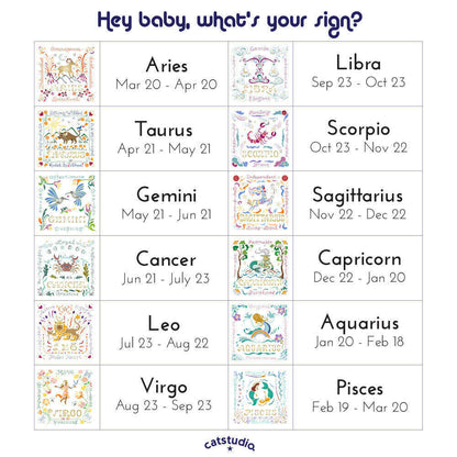 Scorpio Astrology Hand-Embroidered Pillow by Cat Studio