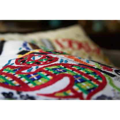 Scotland Hand-Embroidered Pillow Quirks!