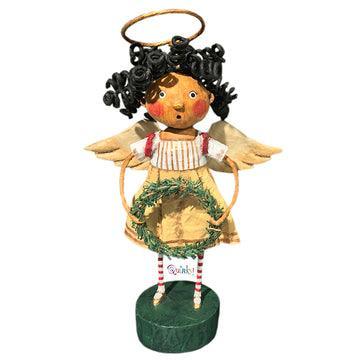 Seasons Greetings Angel Figurine by Lori Mitchell Quirks!