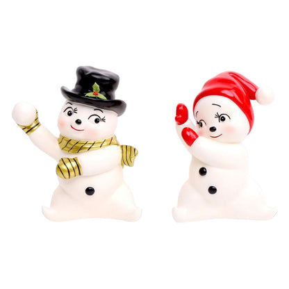 Set/2 Retro Snow Kids Playing by December Diamonds Quirks!