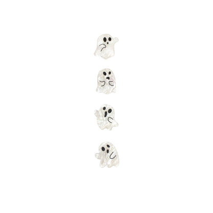 Set Of 4 Ghost Button Covers by Laliblue