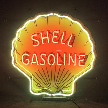 Shell Gasoline Neon Signs Light Neon Signs Land
