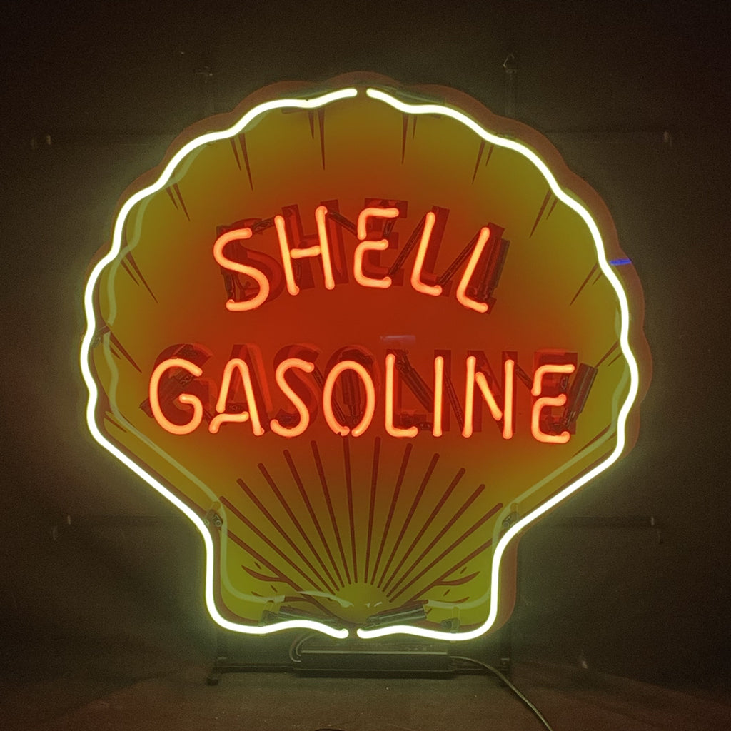 Shell Gasoline Neon Signs Light Neon Signs Land