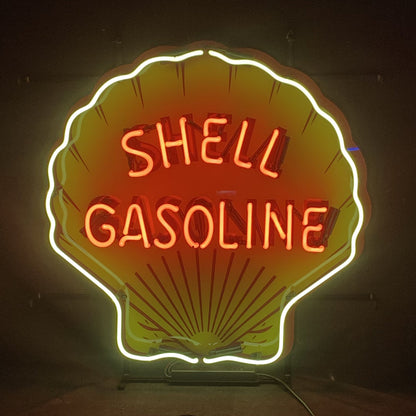 Shell Gasoline Neon Signs Light Neon Signs Land