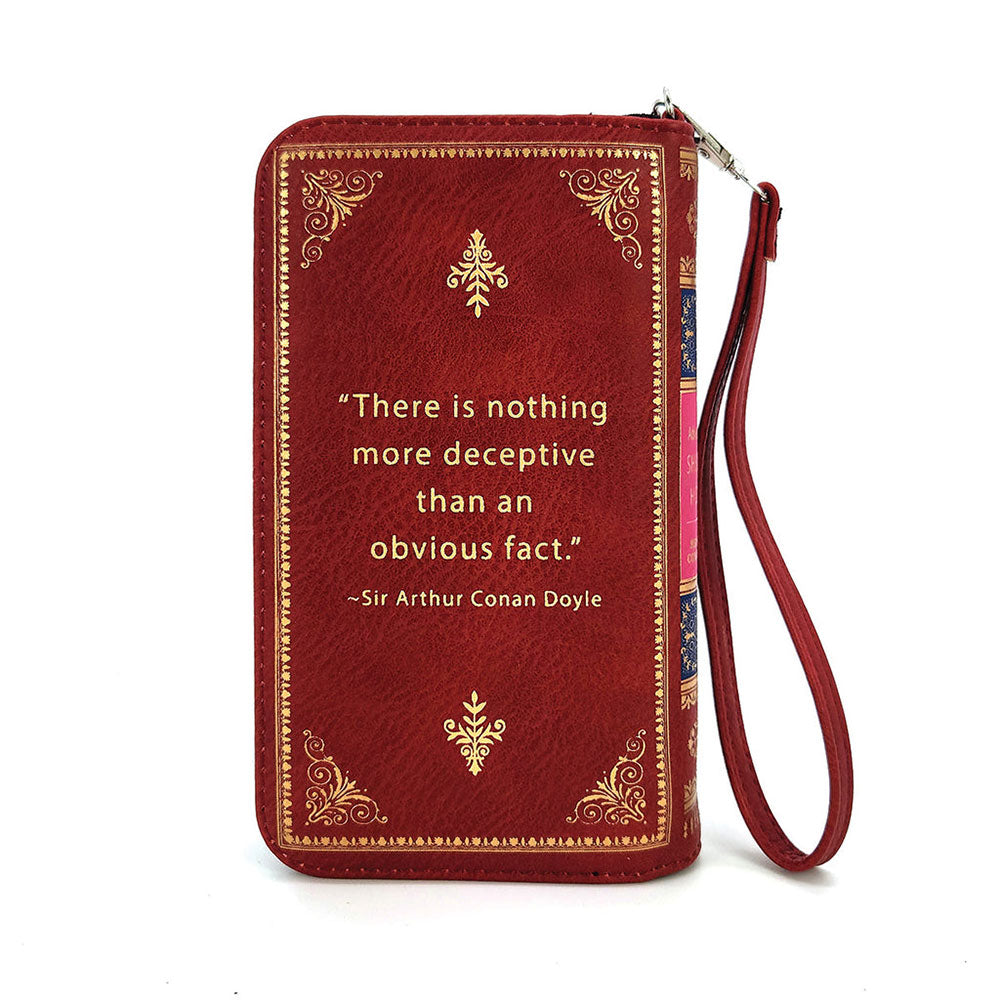 Sherlock Holmes Book Wallet Wristlet Quirks!