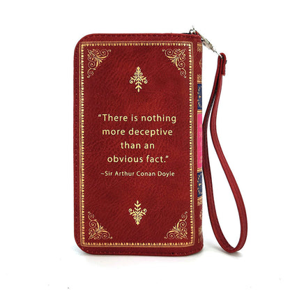 Sherlock Holmes Book Wallet Wristlet Quirks!