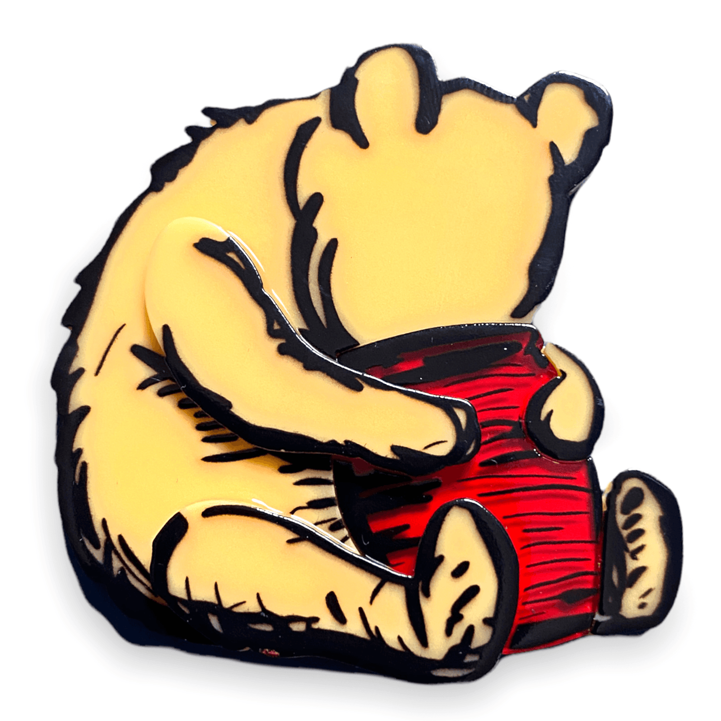 "Silly Old Bear" Brooch by Lipstick & Chrome Quirks!