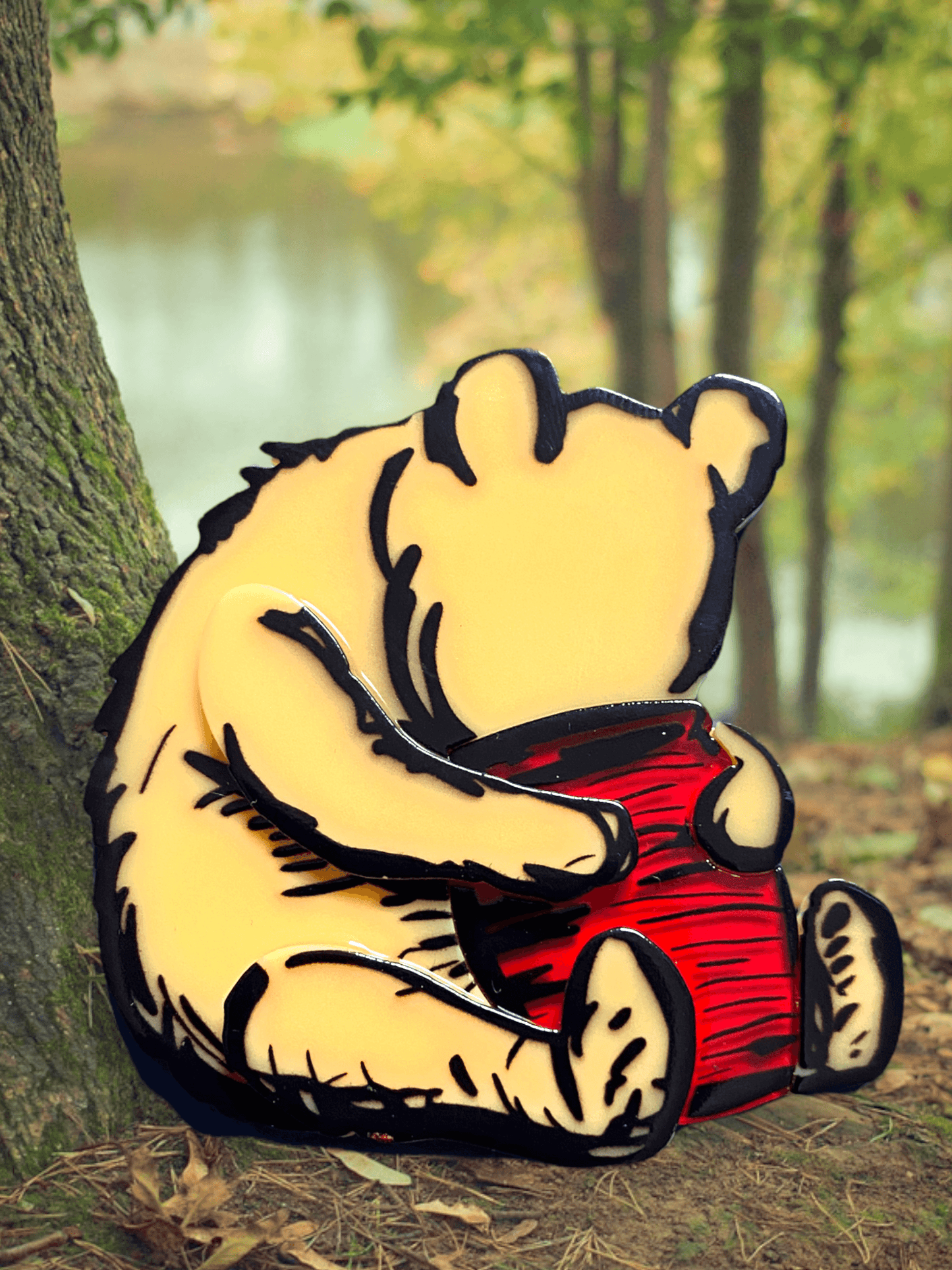 "Silly Old Bear" Brooch by Lipstick & Chrome Quirks!