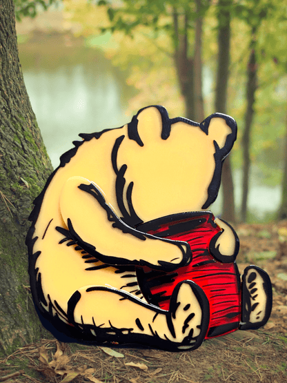 "Silly Old Bear" Brooch by Lipstick & Chrome Quirks!