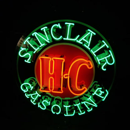 Sinclair HC Gasoline Neon Signs Light Neon Signs Land