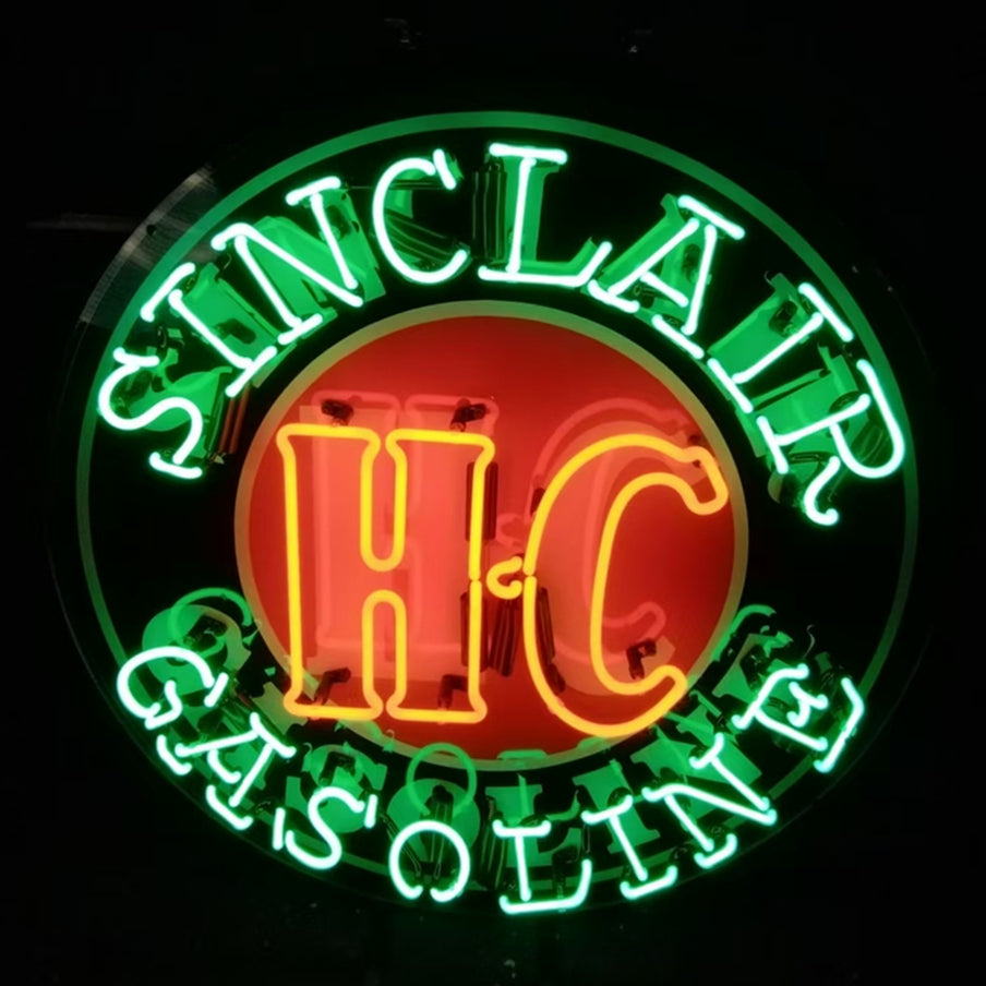 Sinclair HC Gasoline Neon Signs Light Neon Signs Land