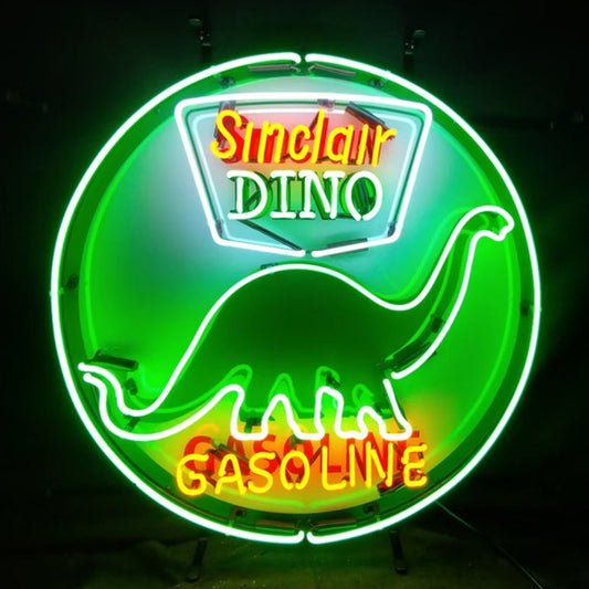 Sinclair Dino Gasoline Neon Signs Light Neon Signs Land