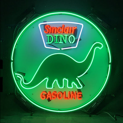 Sinclair Dino Gasoline Neon Signs Light Neon Signs Land