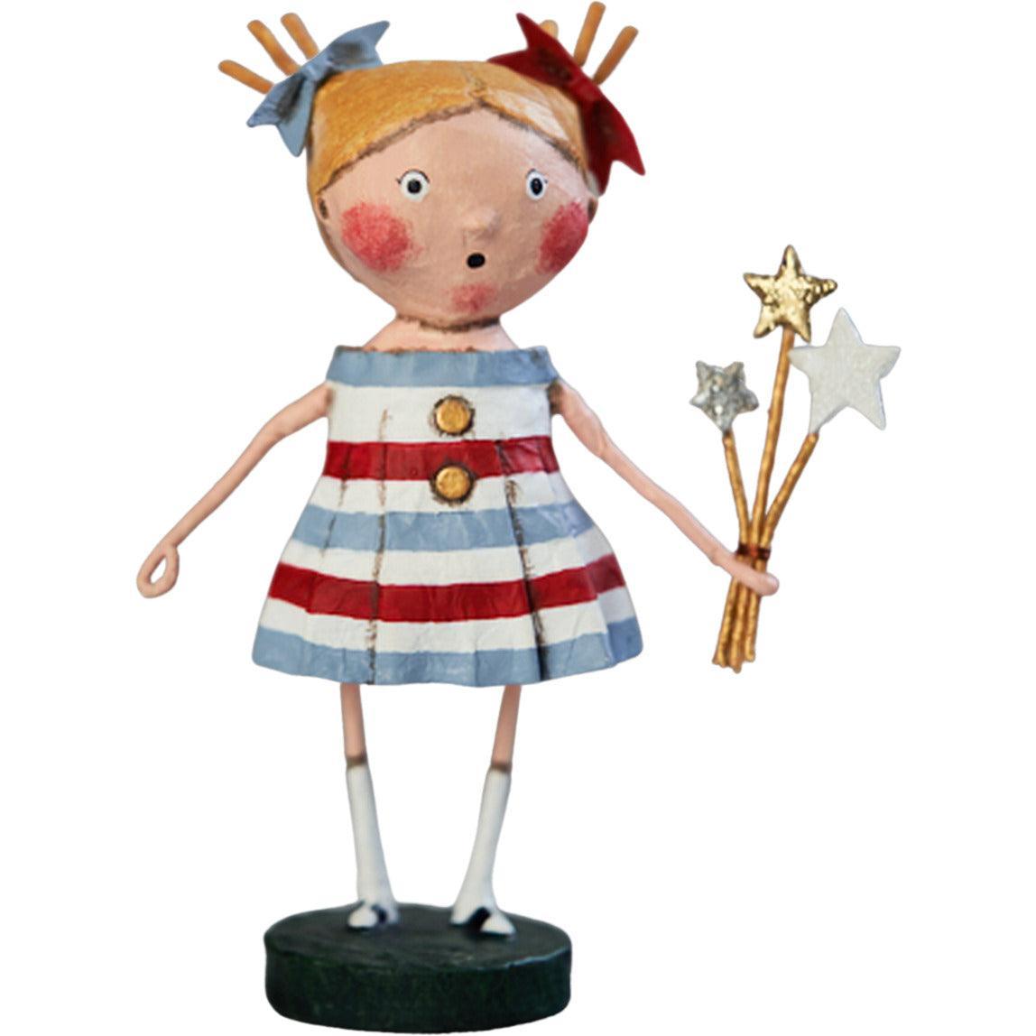 Sissy's Stars Patriotic Figurine by Lori Mitchell Quirks!