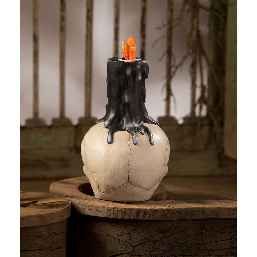 Skull Candle Holder by Bethany Lowe Designs Quirks!