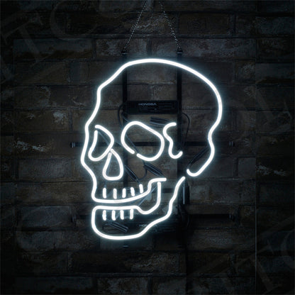 Skull Bone Shape Neon Ligh Sign Neon Signs Land
