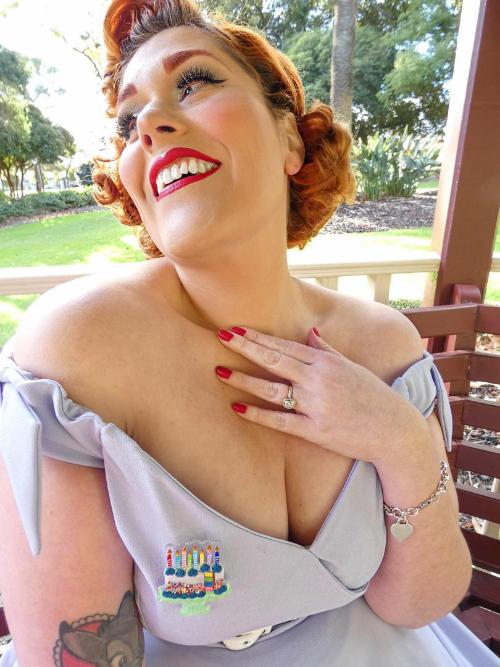 "Slice, Slice Baby" Birthday Cake Brooch by Lipstick & Chrome x Club Eggie Quirks!