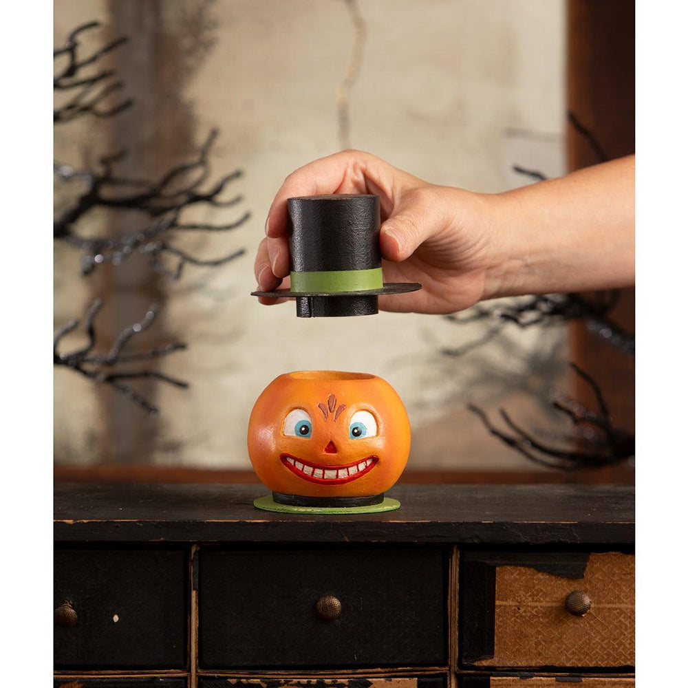 Smiling Pumpkin Container by Bethany Lowe Designs Quirks!