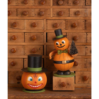 Smiling Pumpkin Container by Bethany Lowe Designs Quirks!