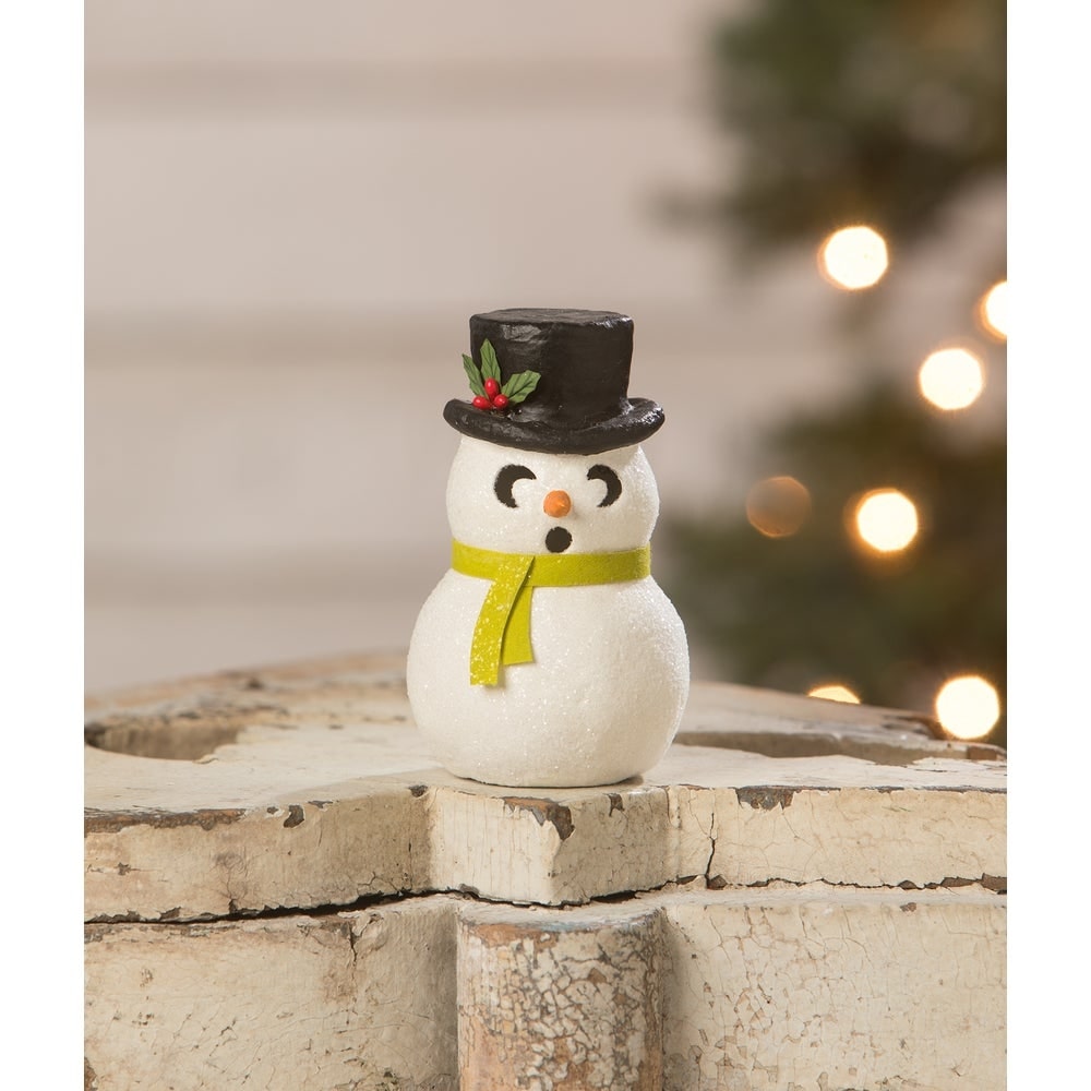 Snowman Luminary Surprised by Bethany Lowe Designs Quirks!