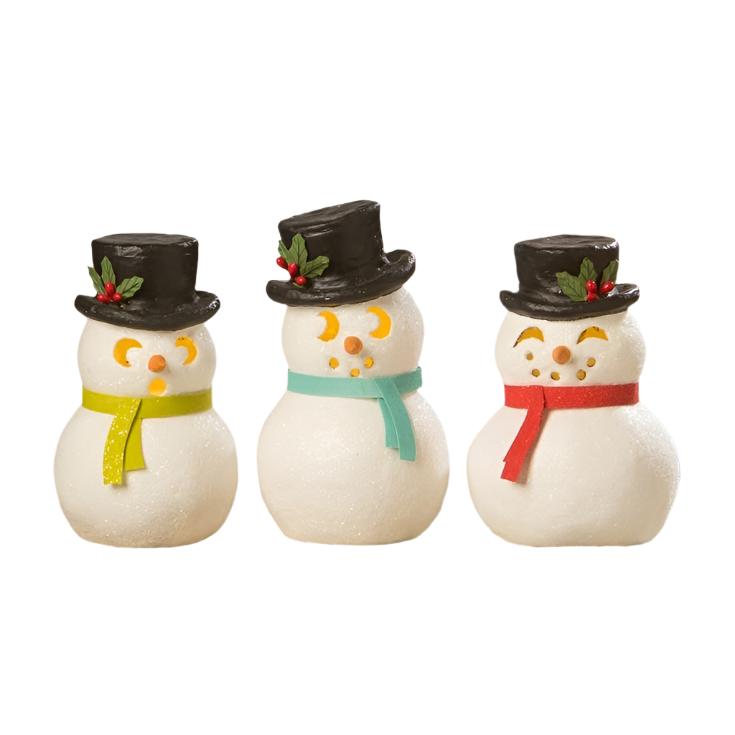 Snowman Luminary Surprised by Bethany Lowe Designs Quirks!