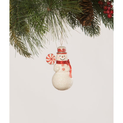 Snowman with Peppermint Ornament by Bethany Lowe Designs Quirks!