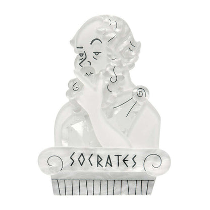 Socratic Method Brooch by Erstwilder