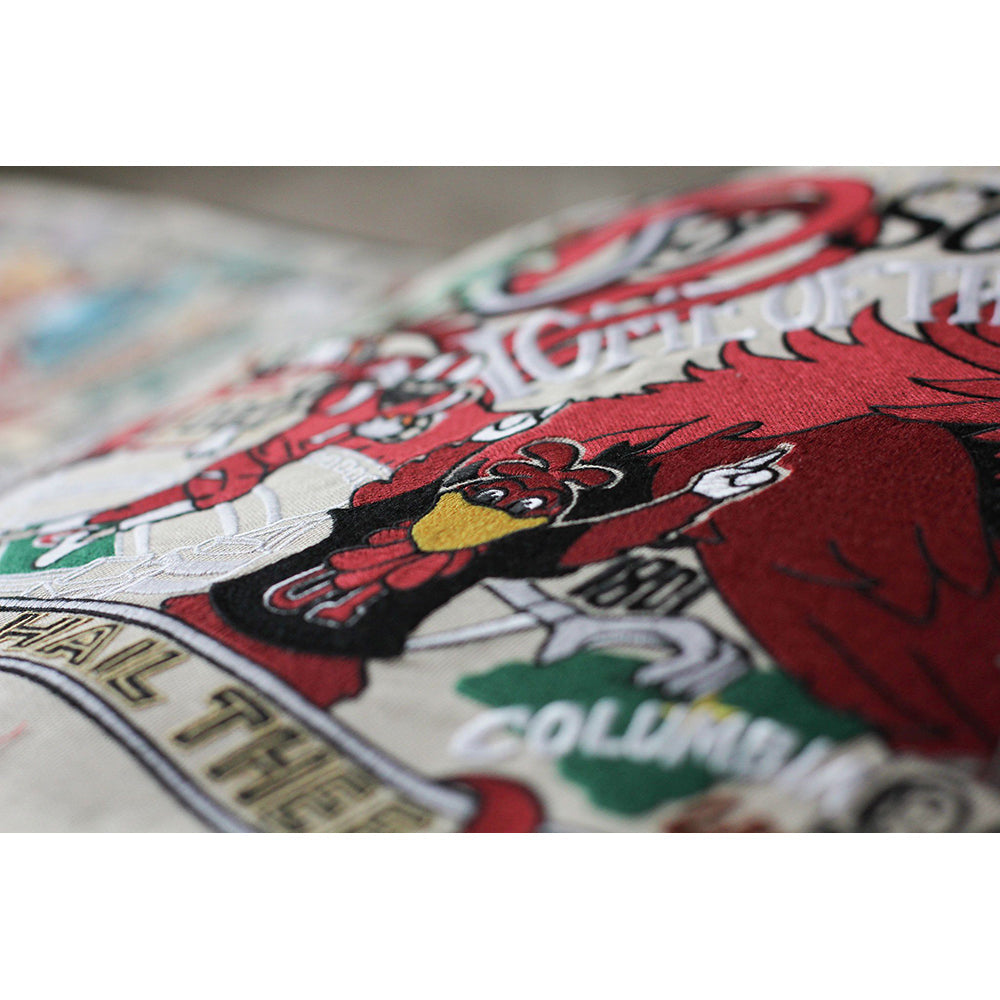 South Carolina, University of Collegiate Hand-Embroidered Pillow Quirks!