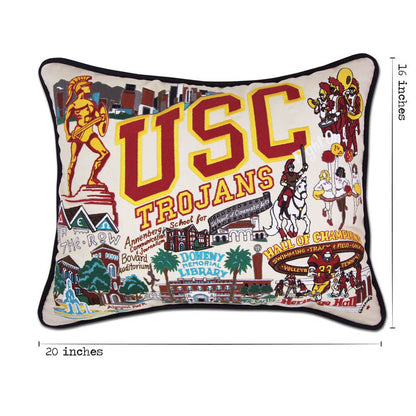 Southern California, University of (USC) Collegiate Embroidered Pillow by CatStudio Quirks!