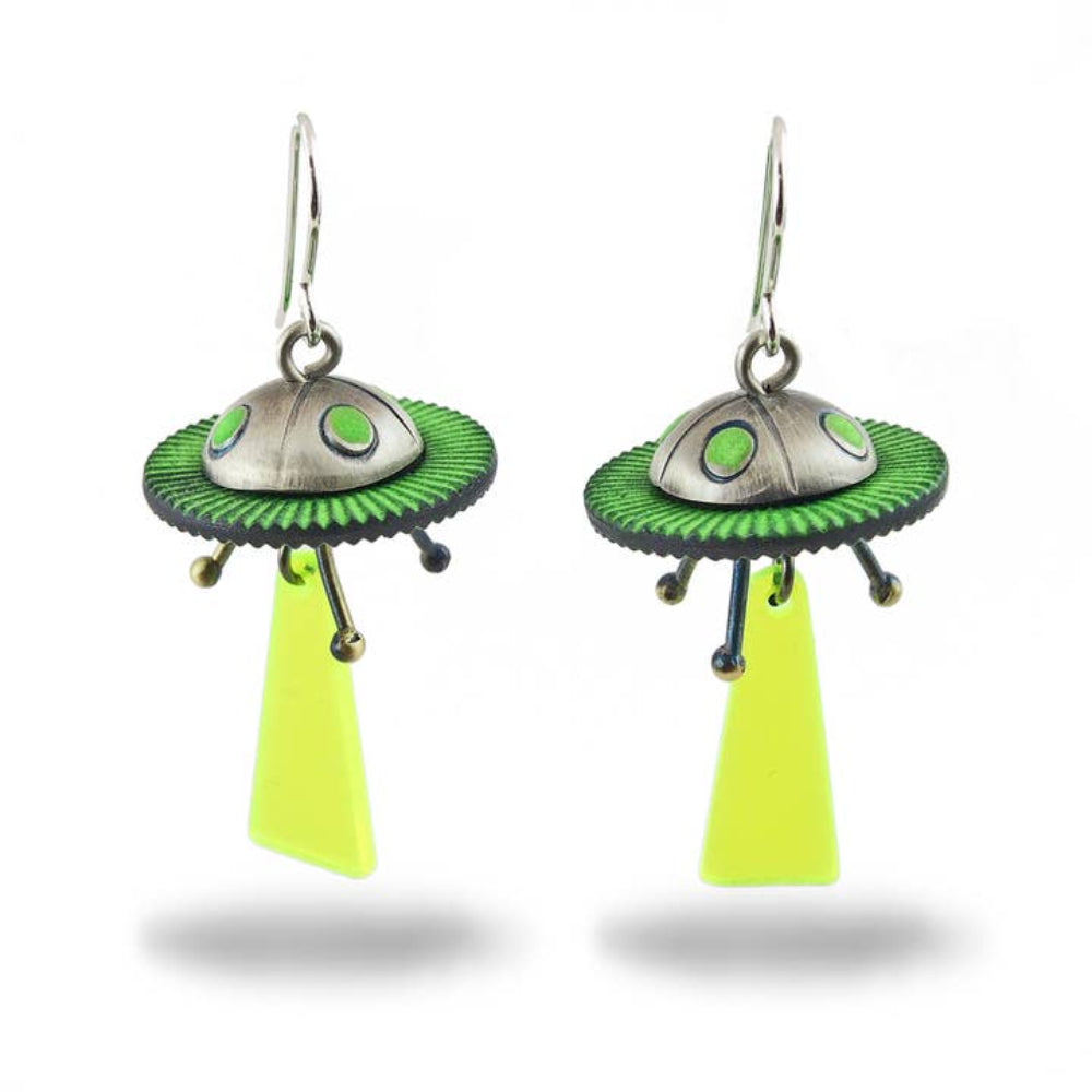 Space Invader Earrings by Chickenscratch Quirks!