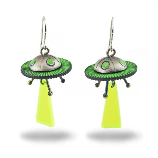 Space Invader Earrings by Chickenscratch Quirks!