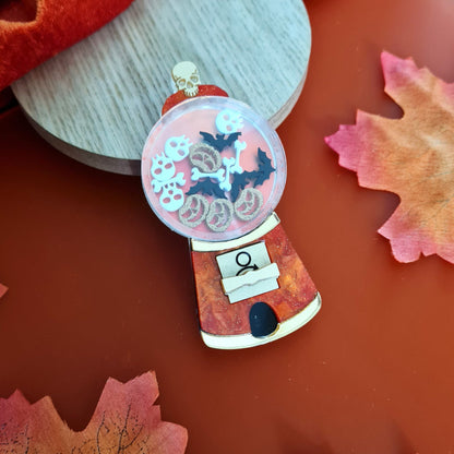 Spooky Sweet Gumball Machine Necklace by Cherryloco Jewellery