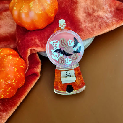 Spooky Sweet Gumball Machine Necklace by Cherryloco Jewellery