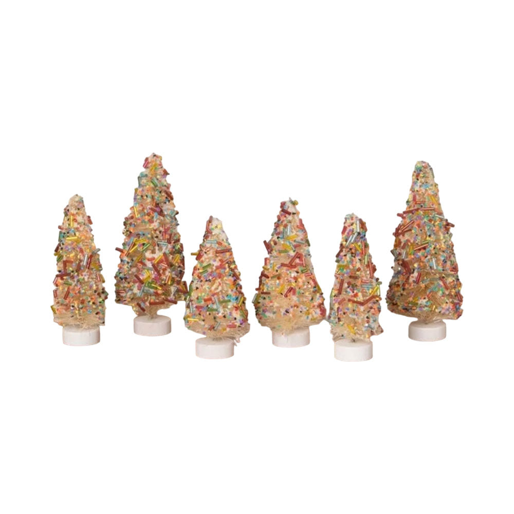 Sprinkles Bottle Brush Trees S/6 by Bethany Lowe Designs Quirks!