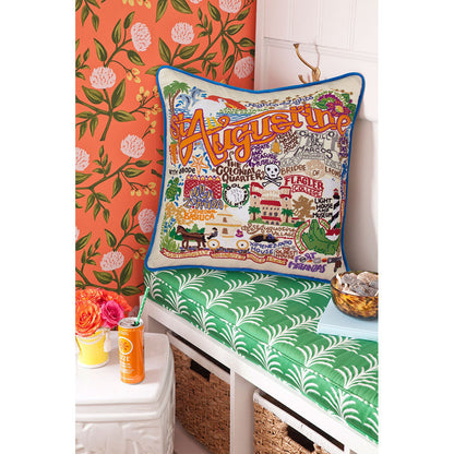 St. Augustine, FL Hand-Embroidered Pillow Quirks!