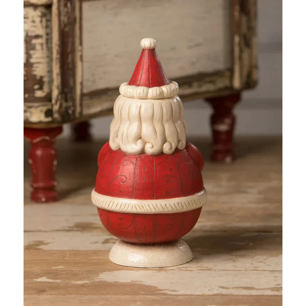 St. Nick Jolly Jar by Johanna Parker for Bethany Lowe Quirks!