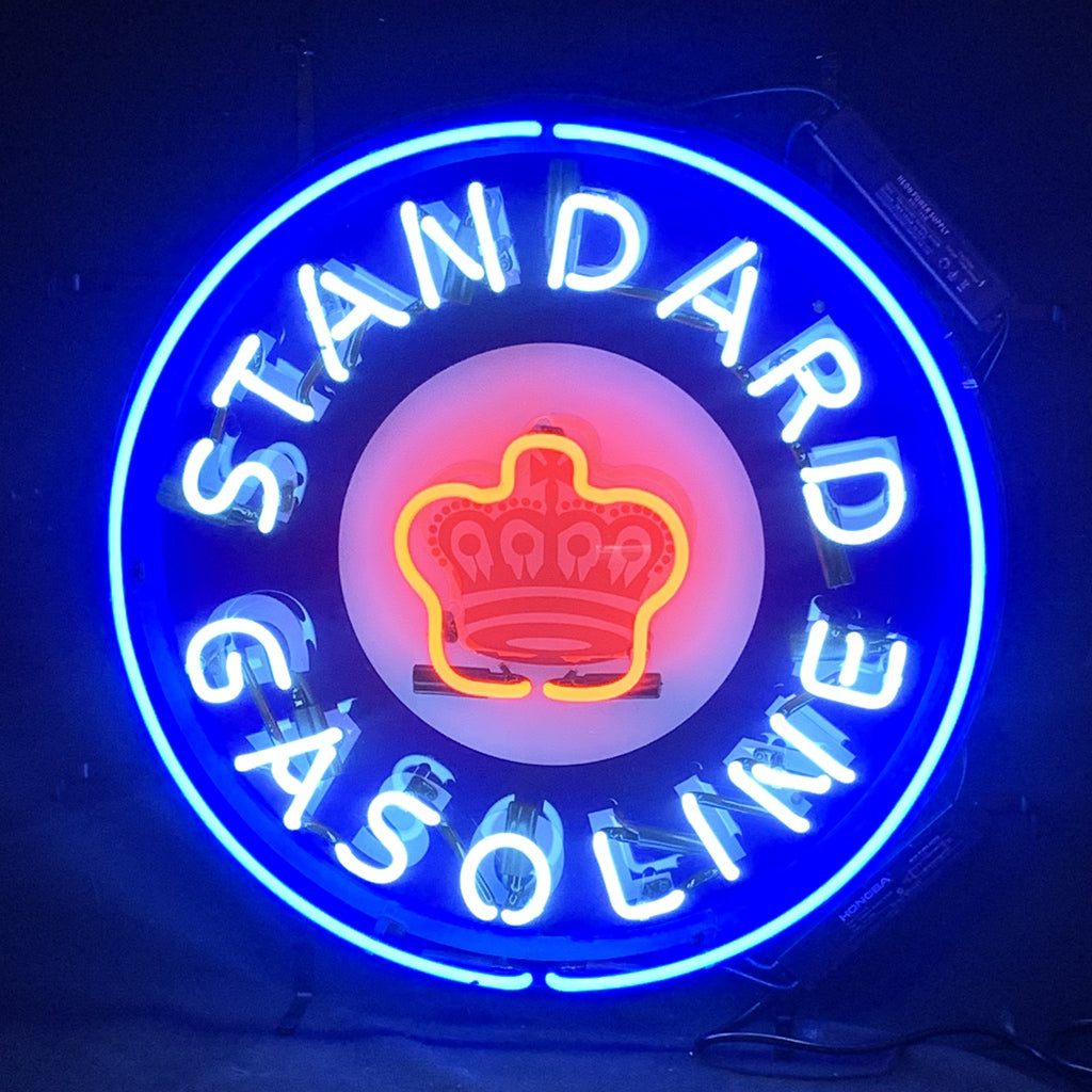 Standard Gasoline Crown Neon Light Sign Neon Signs Land