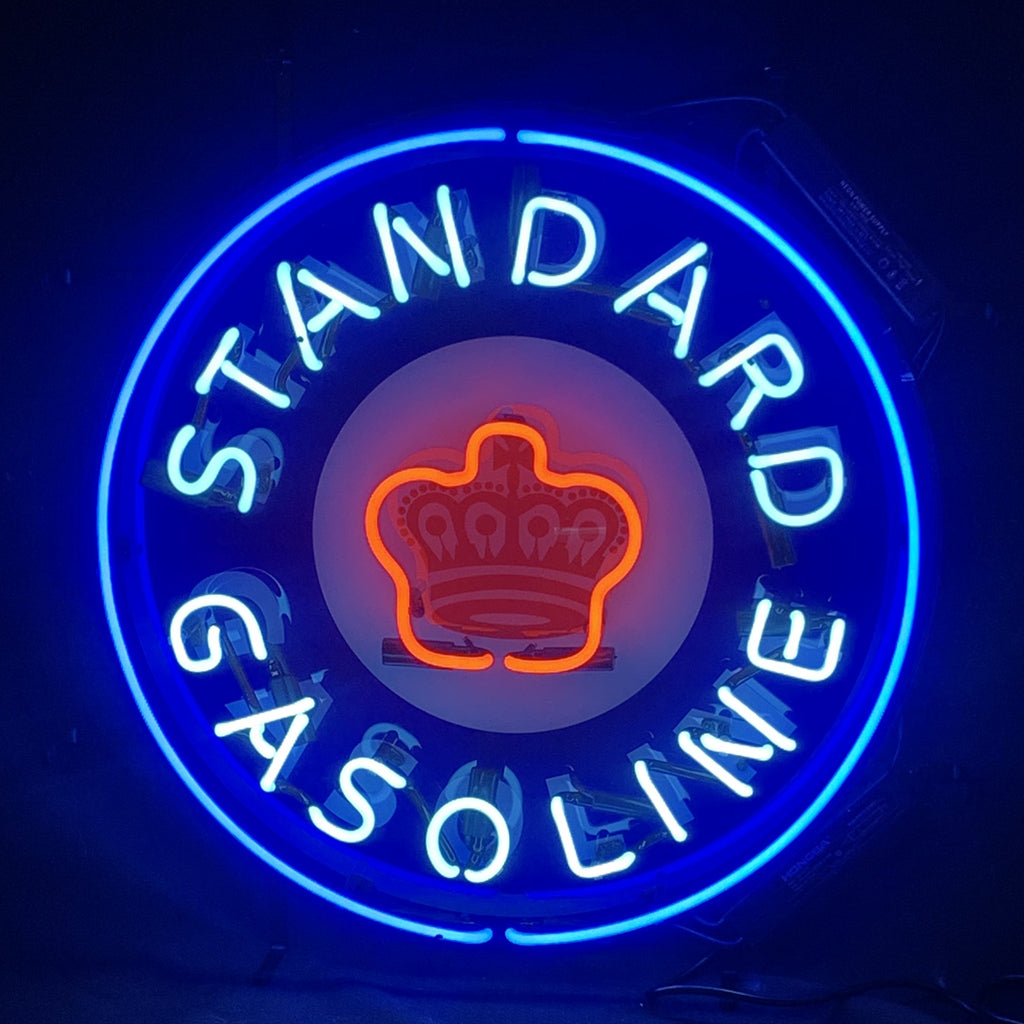 Standard Gasoline Crown Neon Light Sign Neon Signs Land